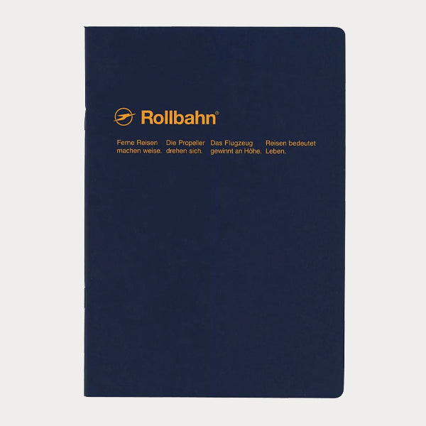 Delfonics Rollbahn Slim Notebook Quadrillé A5 Bleu Foncé