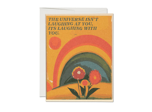 Carte postale Universe Laughs Red Cap Cards