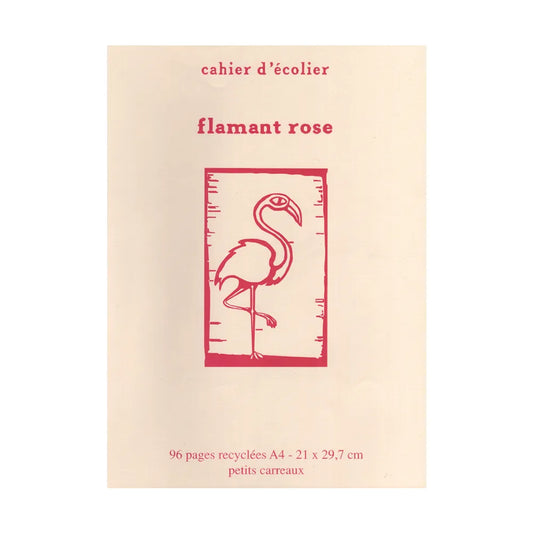 L'Arbre aux Papiers Cahier pour Écoliers Flament Rose