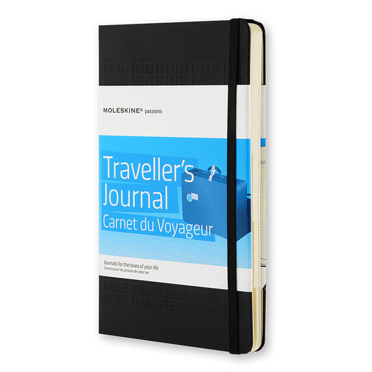 Carnet de Voyage Passion Journal Couverture Rigide Noir Moleskine