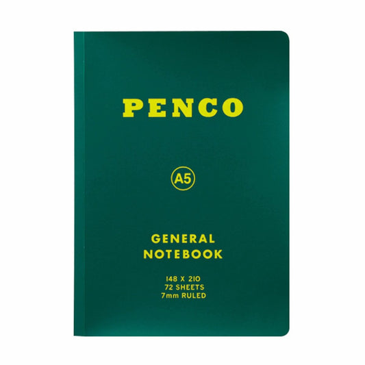 Carnet de Notes A5 Ligné Vert Penco