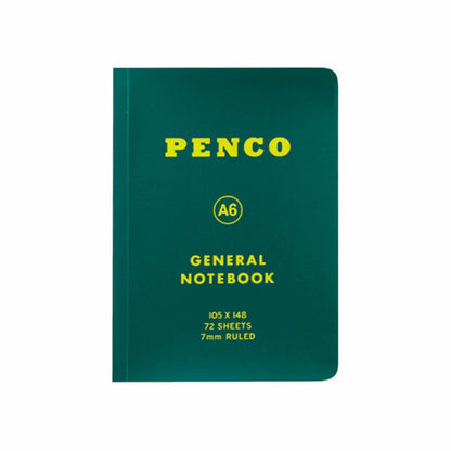 Carnet de Notes A6 Ligné Vert Penco