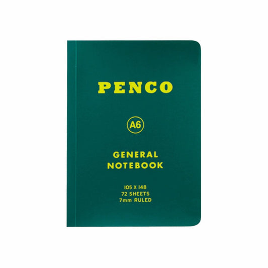 Carnet de Notes A6 Ligné Vert Penco