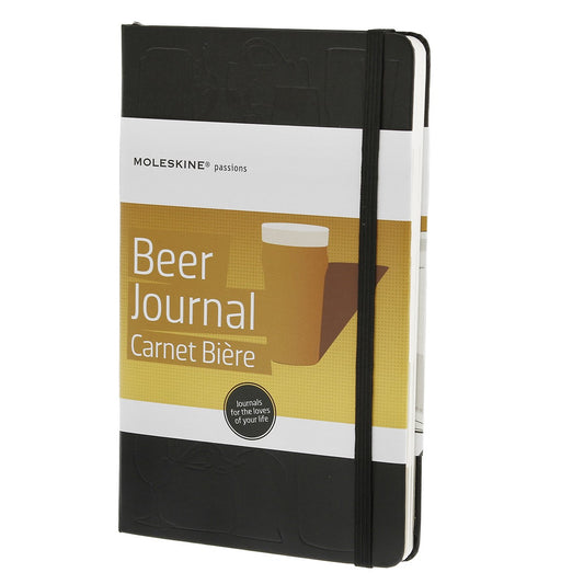 Carnet Passion Journal Bière Couverture Rigide Noir Moleskine