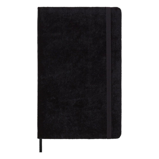 Carnet Velvet Large Couverture Rigide À Rayures Noir Moleskine