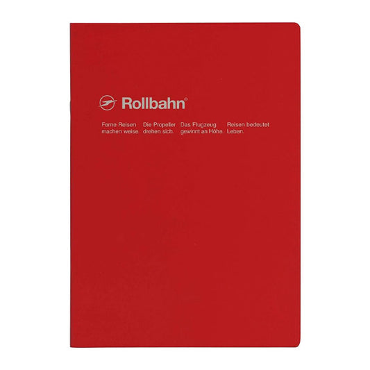 Delfonics Rollbahn Slim Notebook Quadrillé A5 Rouge