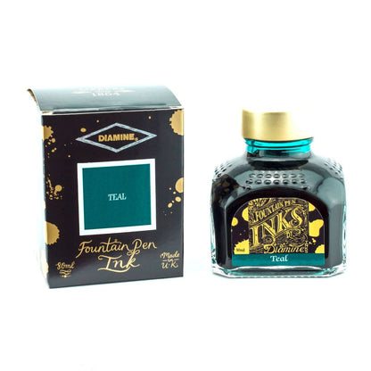 Encre pour Stylos-Plume Teal 80ml Diamine