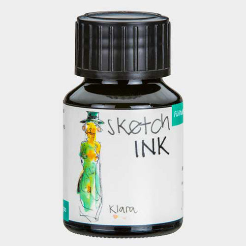 Encre pour Croquis Klara (Vert) 50ml Rohrer & Klingner