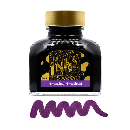 Encre pour Stylos-Plume Amazing Amethyst 80ml Diamine