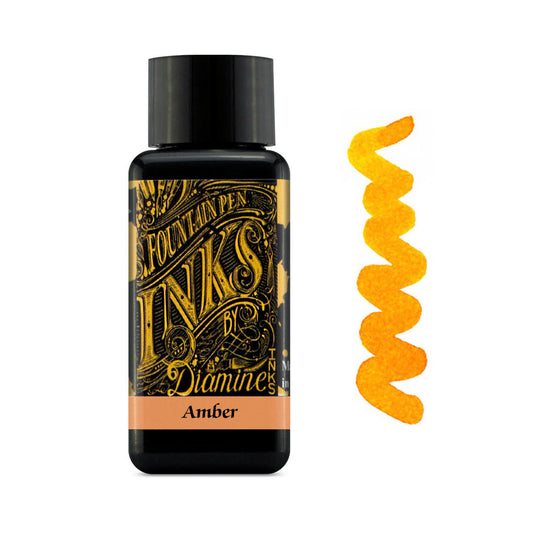 Encre pour Stylos-Plume Amber 30ml Diamine