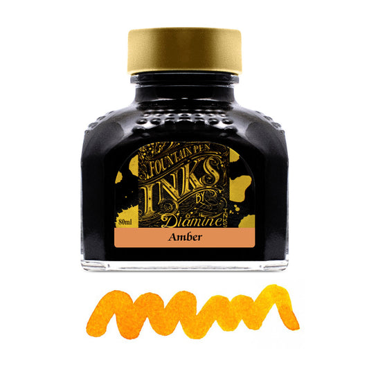 Encre pour Stylos-Plume Amber 80ml Diamine