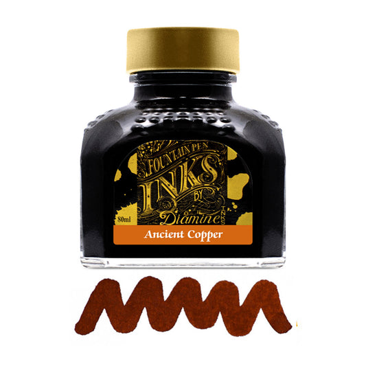 Encre pour Stylos-Plume Ancient Copper 80ml Diamine