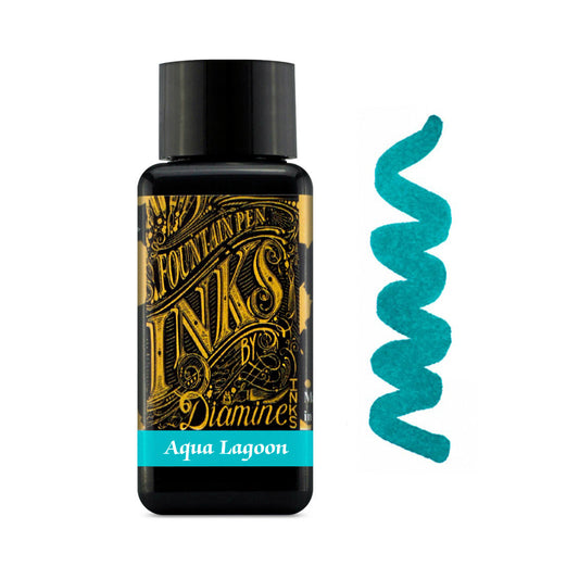 Encre pour Stylos-Plume Aqua Lagoon 30ml Diamine