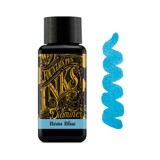 Encre pour Stylos-Plume Beau Blue 30ml Diamine