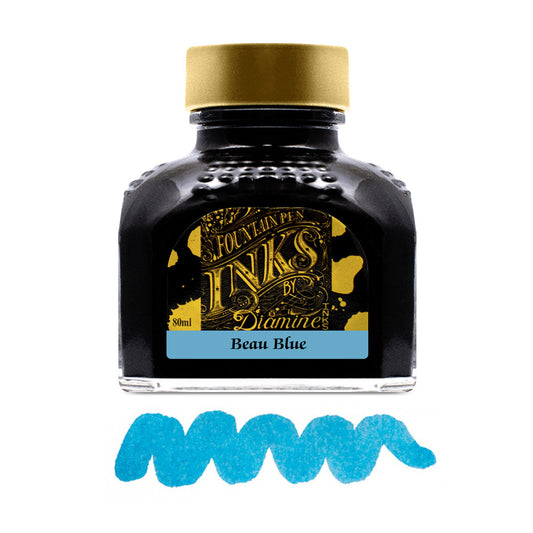 Encre pour Stylos-Plume Beau Blue 80ml Diamine