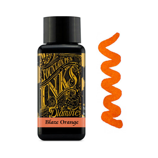 Encre pour Stylos-Plume Blaze Orange 30ml Diamine