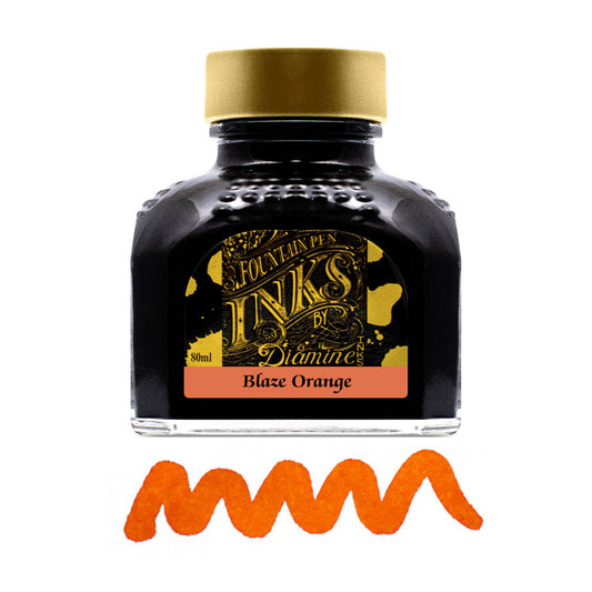 Encre pour Stylos-Plume Blaze Orange 80ml Diamine