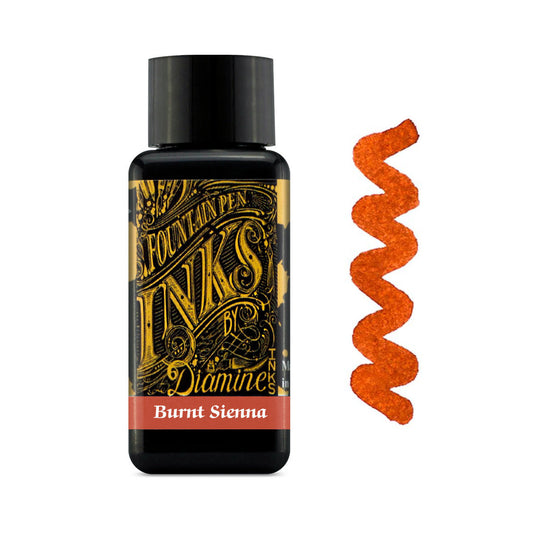 Encre pour Stylos-Plume Burnt Sienna 30ml Diamine