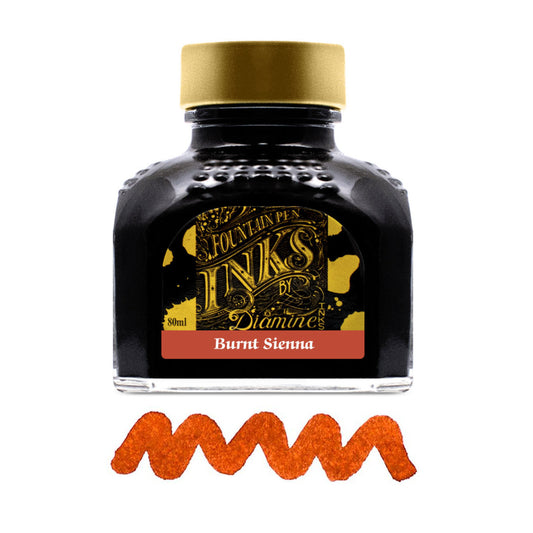 Encre pour Stylos-Plume Burnt Sienna 80ml Diamine