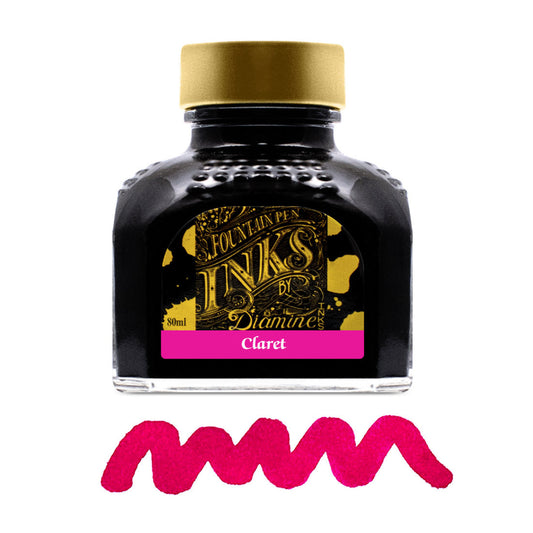 Encre pour Stylos-Plume Claret 80ml Diamine