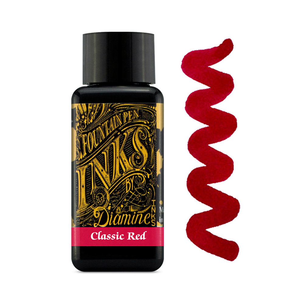 Encre pour Stylos-Plume Classic Red 30ml Diamine