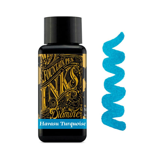 Encre pour Stylos-Plume Havasu Turquoise 30ml Diamine