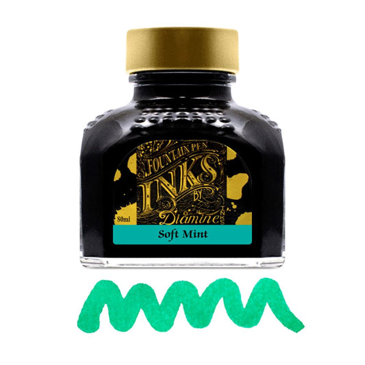 Encre pour Stylos-Plume Soft Mint 80ml Diamine