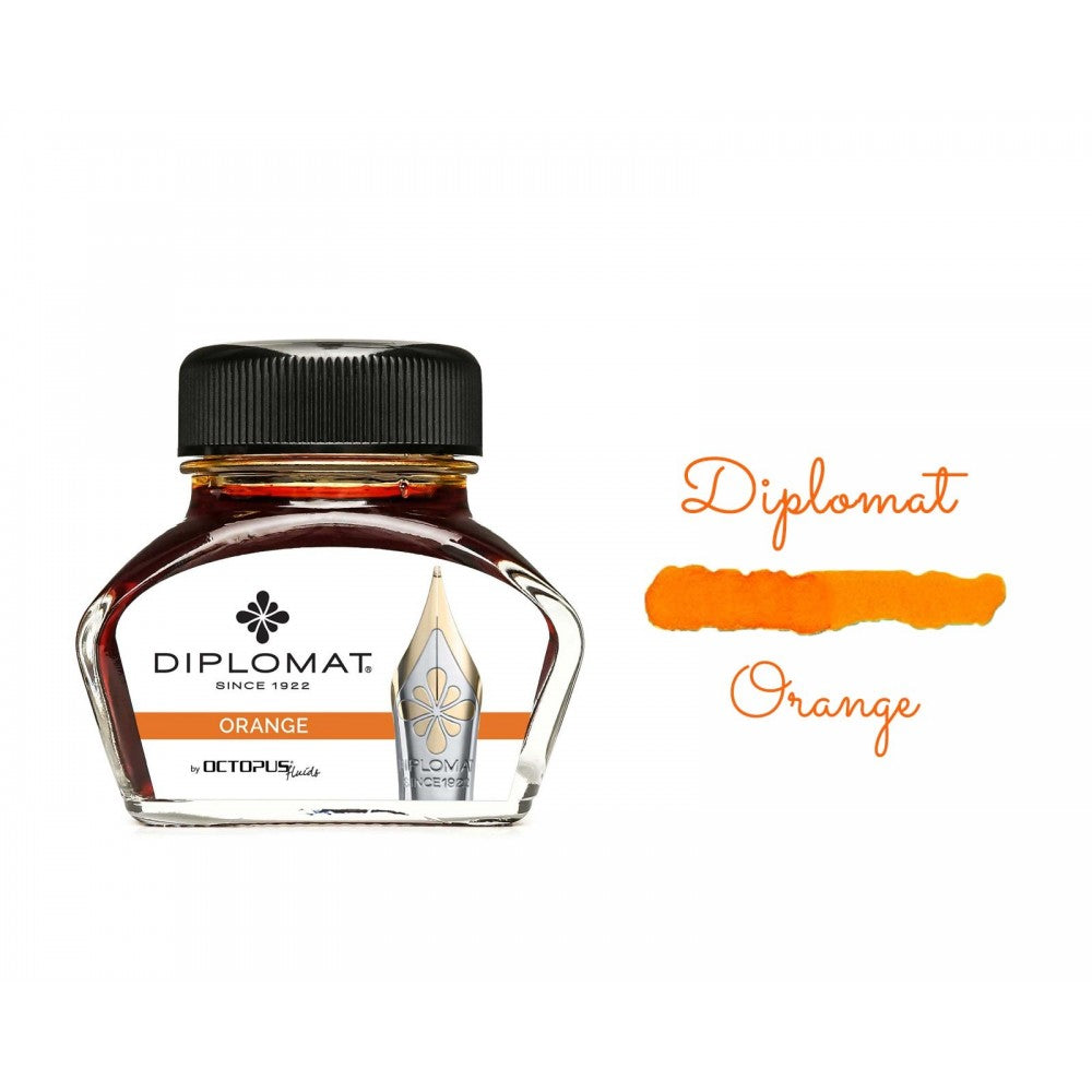 Encre pour Stylos-Plume Orange Diplomat