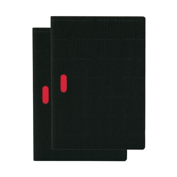 Pack de 2 Cahiers Ondulo A5 Ligné Noir Paper-Oh