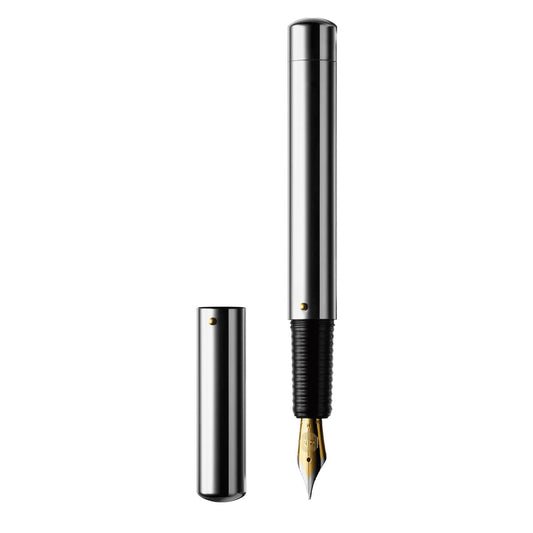 Stylo-Plume Design C Argent 100e Anniversaire Otto Hutt