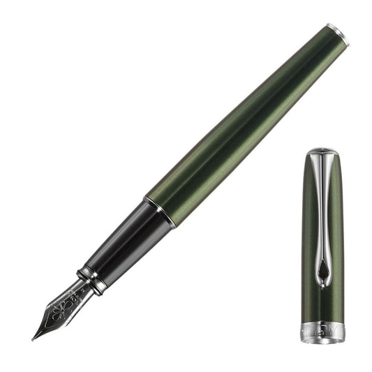 Stylo-Plume Excellence A2 Evergreen Chrome Diplomat