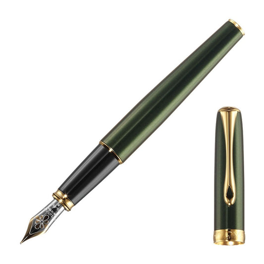 Stylo-Plume Excellence A2 Evergreen Doré 14 Carats Diplomat