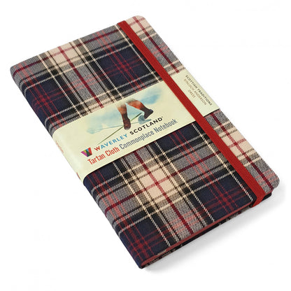 Carnet Grand Format en Tissu Tartan Kinloch Anderson Dress Waverley Scotland