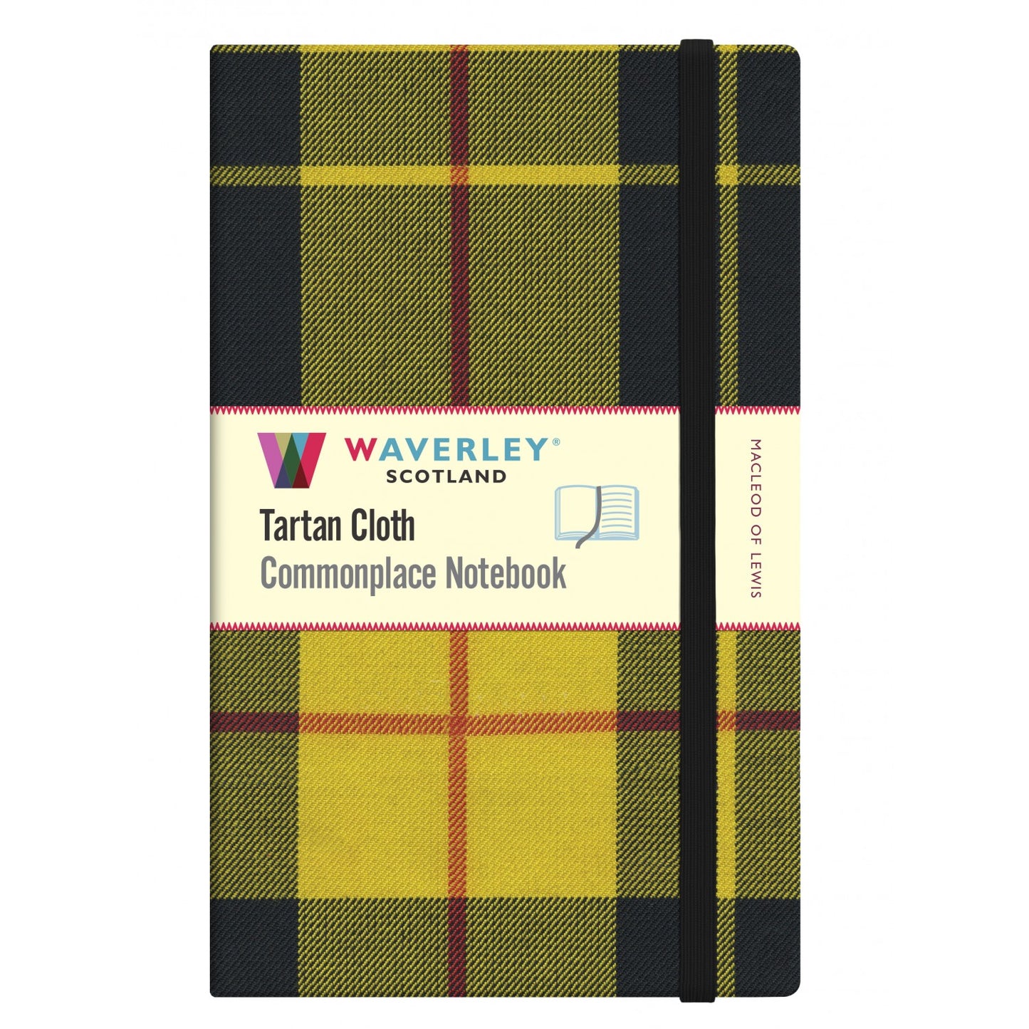 Carnet Grand Format en Tissu Tartan Macleod of Lewis Waverley Scotland
