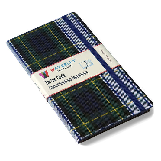 Carnet Grand Format en Tissu Tartan Dress Gordon Waverley Scotland