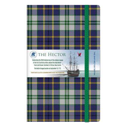 Carnet Grand Format en Tissu Tartan The Ship Hector Waverley Scotland