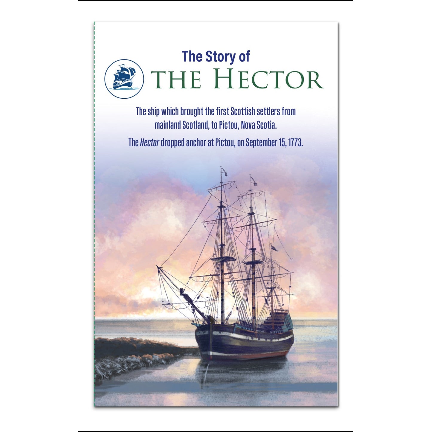 Carnet Grand Format en Tissu Tartan The Ship Hector Waverley Scotland