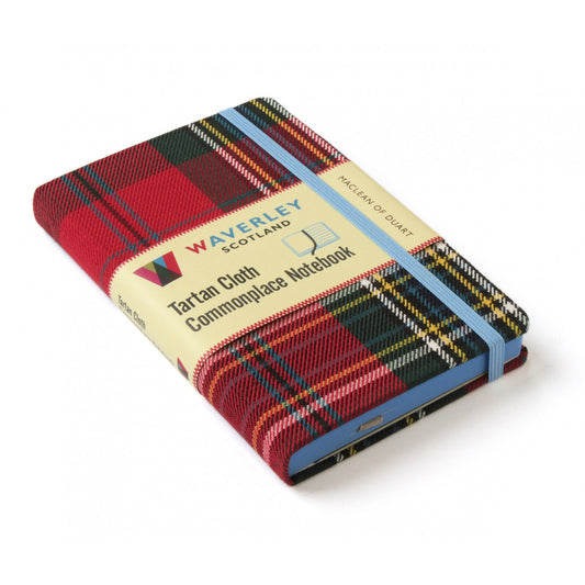 Carnet de Poche en Tissu Tartan Maclean of Duart Waverley Scotland