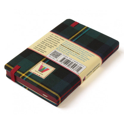 Carnet de Poche en Tissu Tartan Malcolm Waverley Scotland