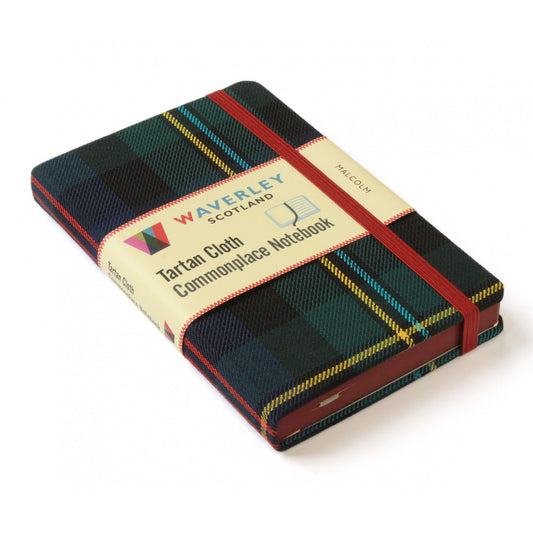 Carnet de Poche en Tissu Tartan Malcolm Waverley Scotland