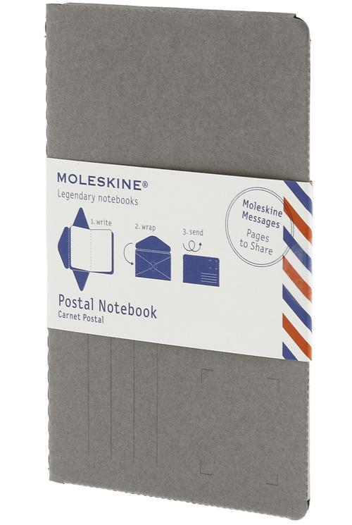 Moleskine Carnet Postal Format Enveloppe Gris Clair