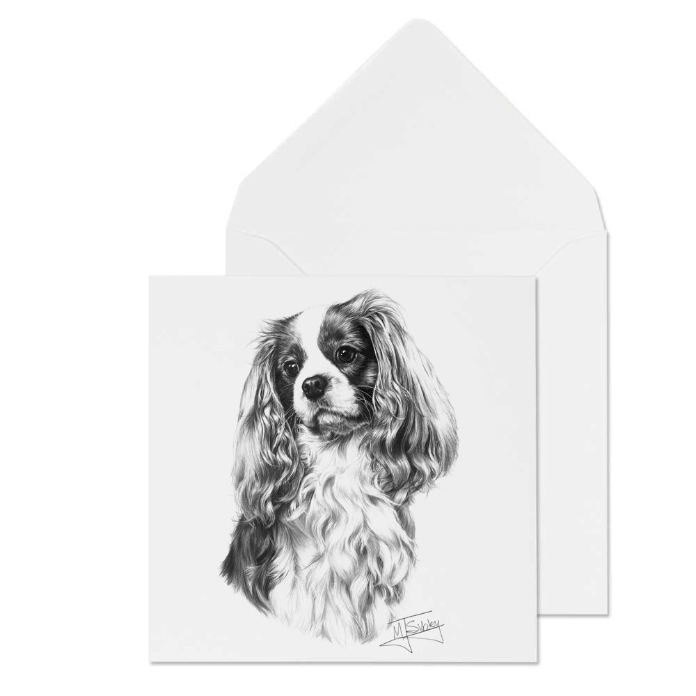 Carte de Vœux Mike Sibley Cavalier King Charles Spaniel C&S Products